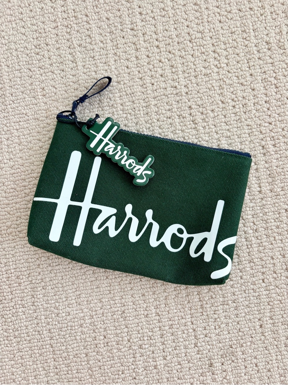 Harrods Cotton Logo Pouch